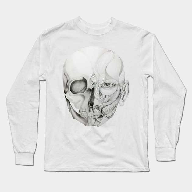 Mask of Life and Death Long Sleeve T-Shirt by caroberte